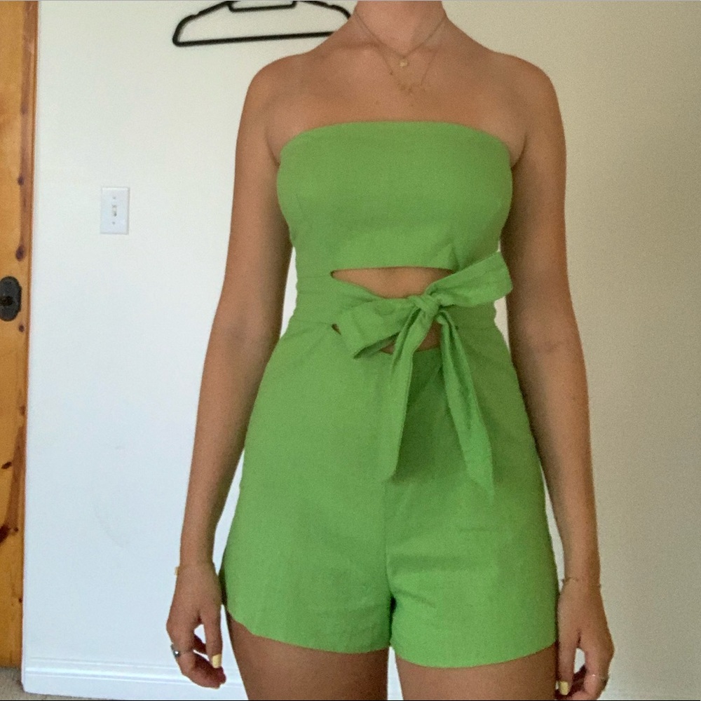 Urban Outfitters green romper